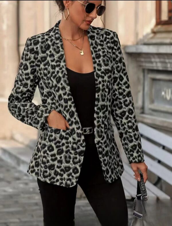 Leopard Print Suit Coat - Image 5