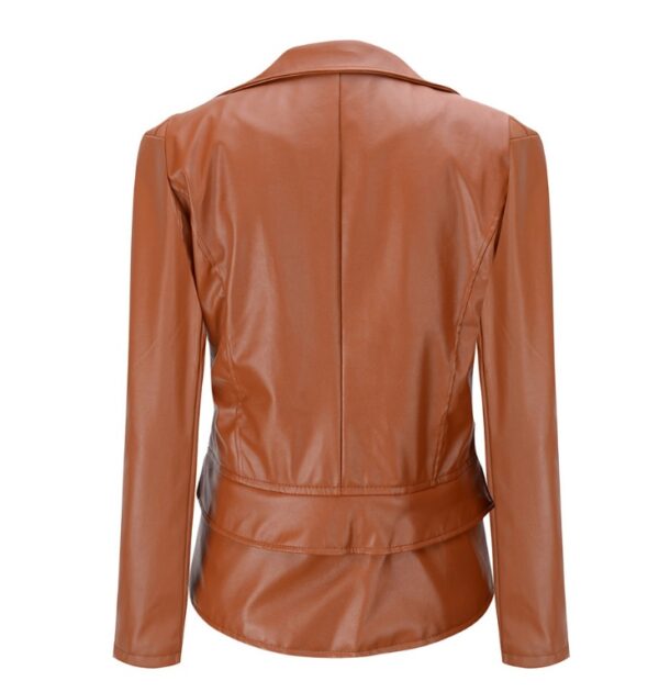 Motorcycle leather jacket zipper - Image 5