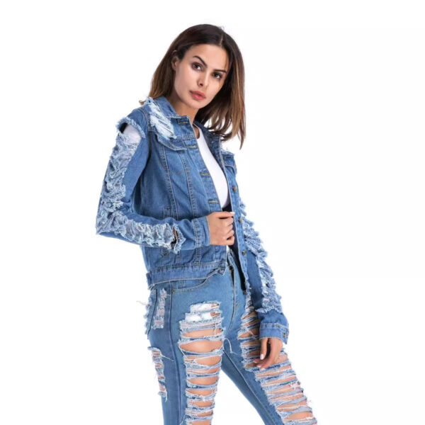 Women's denim jacket - Image 3