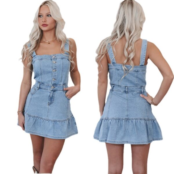 Fashion Hot Girl Denim Women's Dress - Image 2