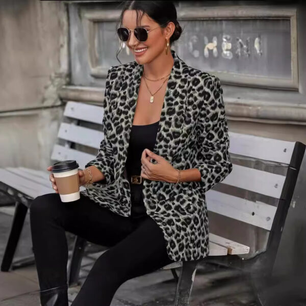 Leopard Print Suit Coat - Image 6