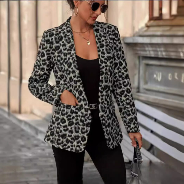 Leopard Print Suit Coat - Image 4