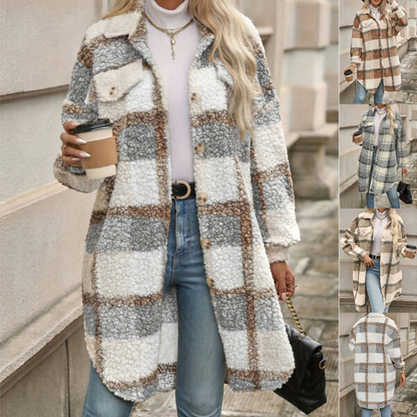 Plaid Jacket New Design Padded Coat