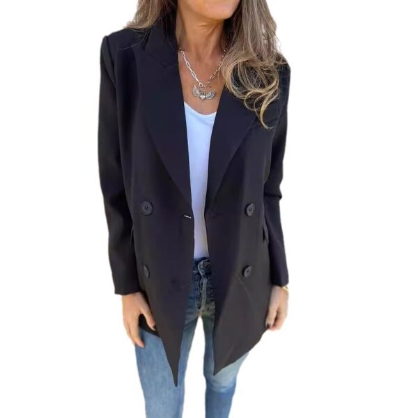 Urban Women's Fashion Lapel Long Sleeve Casual Jacket - Image 9