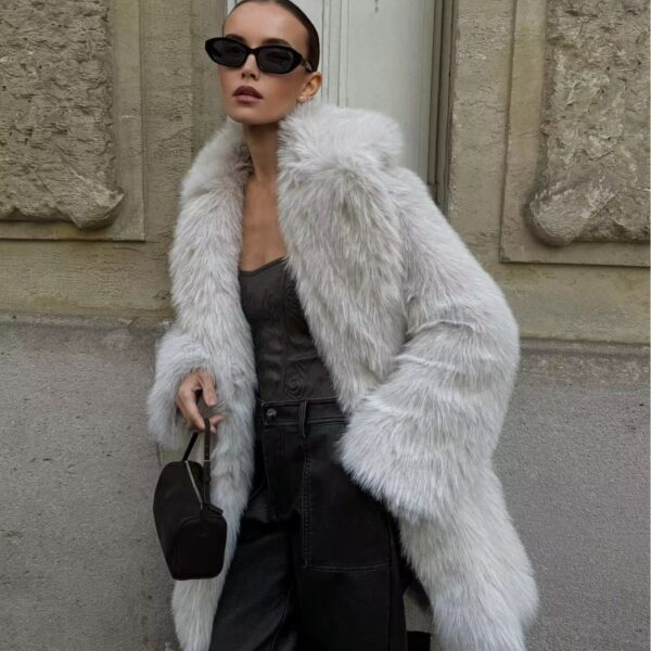 Artificial Fur Warm Coat Thick Coat Women - Image 2