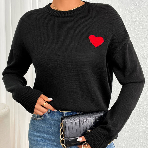 New Casual All-match Loose Valentine's Day Sweater