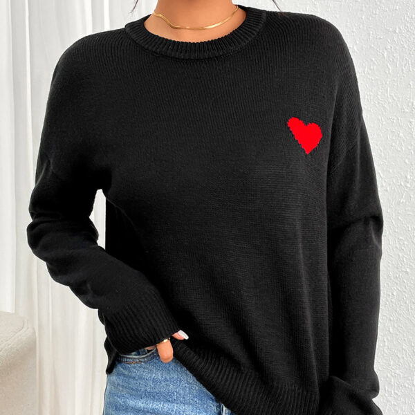 New Casual All-match Loose Valentine's Day Sweater - Image 5