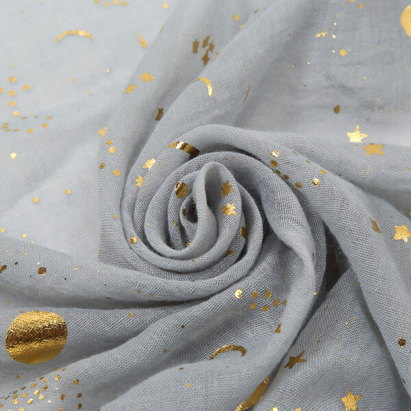 Polyester Starry Sky Bronzing Women's Scarf - Image 4