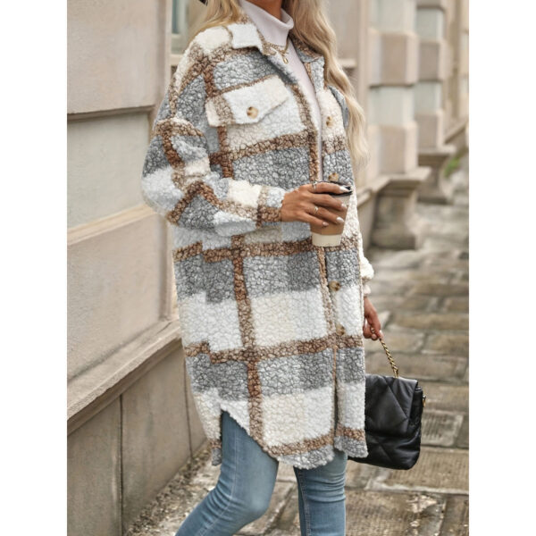 Plaid Jacket New Design Padded Coat - Image 7