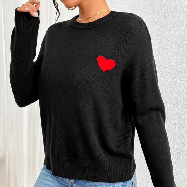 New Casual All-match Loose Valentine's Day Sweater - Image 3