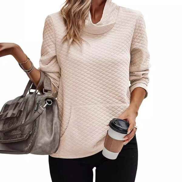 New High Neck Sweater Casual Top - Image 6