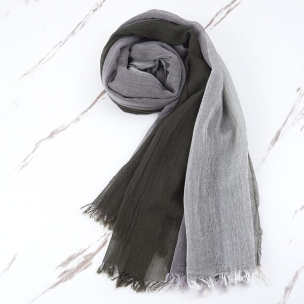 Autumn And Winter Leisure Style Simple Pure Cotton Scarf - Image 9