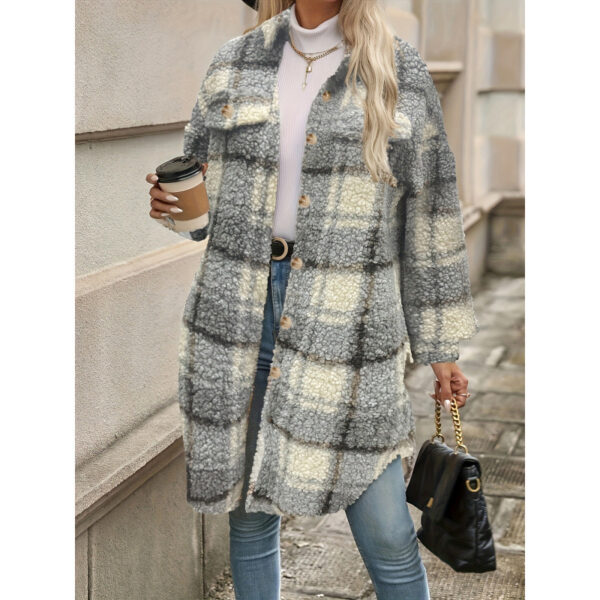 Plaid Jacket New Design Padded Coat - Image 9