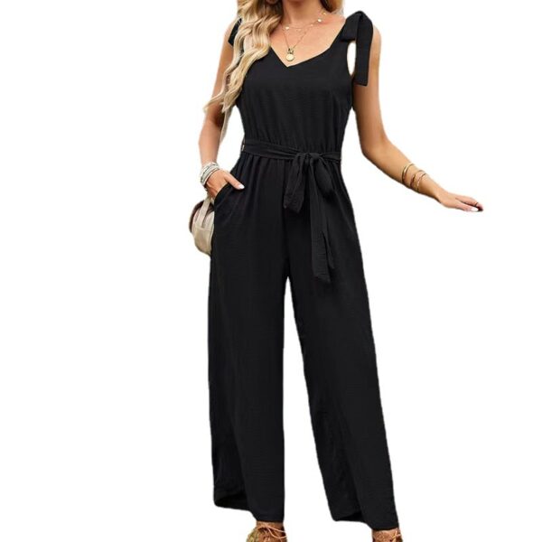 Ladies New Elegant Solid Color Jumpsuit - Image 3