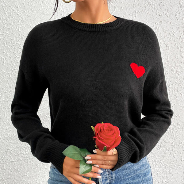 New Casual All-match Loose Valentine's Day Sweater - Image 2