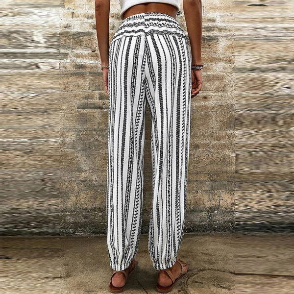 Print Casual Trousers Women - Image 6