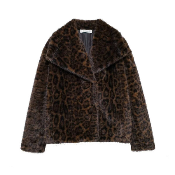 Women's Faux Fur Fluffy Jacket - Image 2