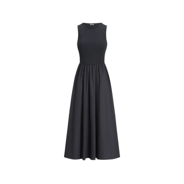 Long Patch Sleeveless Summer Dress Women's - Image 5