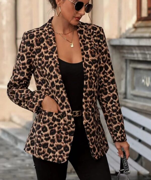 Leopard Print Suit Coat - Image 3