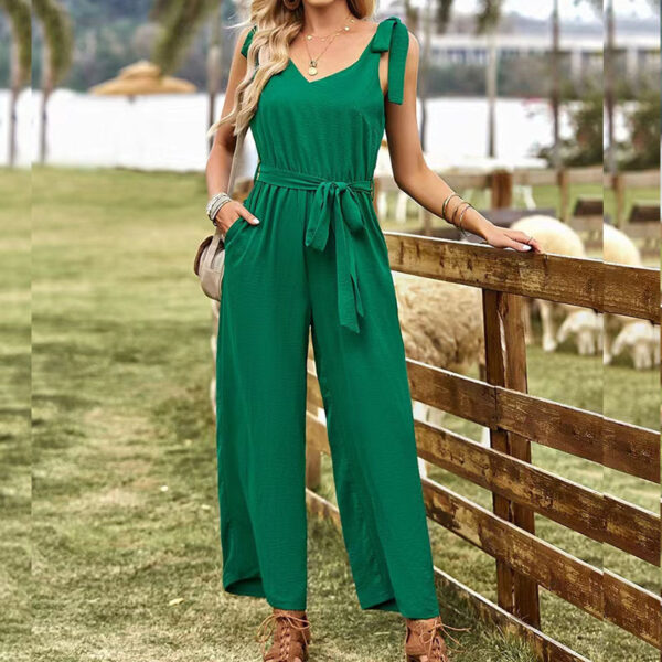 Ladies New Elegant Solid Color Jumpsuit - Image 6